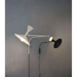 Mini Lampe De Marseille Wandlamp Matt Grey - Nemo Lighting - Koop Online -Winkel Voor Modeverlichting 08056983124864