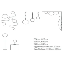 Eggy Pop Up Plafondlamp/Wandlamp Kleine Ø32 - CPH Lighting - Koop Online -Winkel Voor Modeverlichting 1784 7