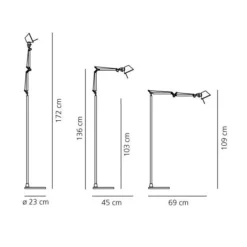 Tolomeo MICRO Vloerlamp Alu - Artemide - Koop Online -Winkel Voor Modeverlichting 3076 4 1