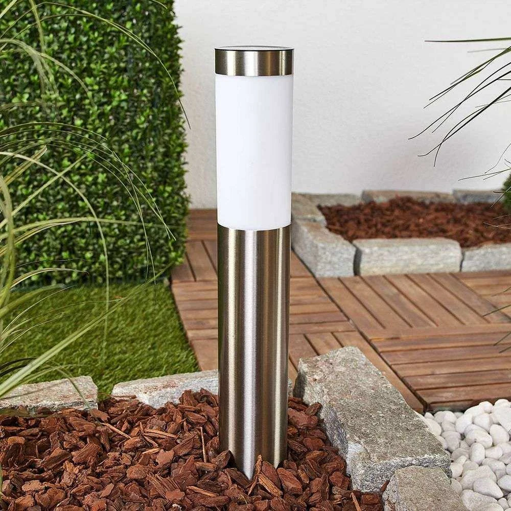 Aleeza Solar Cell Lamp Steel/White - Lindby - Koop Online 4 Aleeza Solar Cell Lamp Steel/White - Lindby - Koop Online - Afbeelding 2