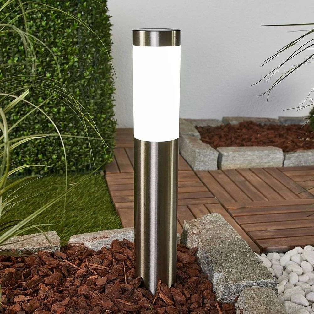 Aleeza Solar Cell Lamp Steel/White - Lindby - Koop Online 6 Aleeza Solar Cell Lamp Steel/White - Lindby - Koop Online - Afbeelding 4