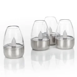 Pedas Solar Cell Lamp Steel - Lindby - Koop Online -Winkel Voor Modeverlichting 42510965423635