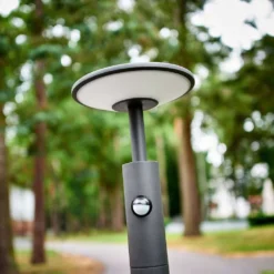 Fenia Buiten Tuinlamp W/Sensor Anthracite/Opal - Lucande - Koop Online -Winkel Voor Modeverlichting 42510965480135