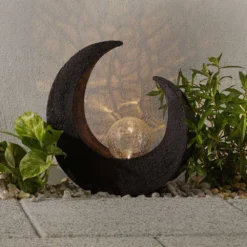 Adem Solar Cell Lamp Brown/Clear - Lindby - Koop Online -Winkel Voor Modeverlichting 42510965568344