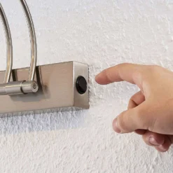 Dimitrij Wandlamp Nickel - Lucande - Koop Online -Winkel Voor Modeverlichting 42510965745555