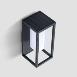 Eliel Solar Cell Wandlamp Graphite - Lucande - Koop Online -Winkel Voor Modeverlichting 42510965796736