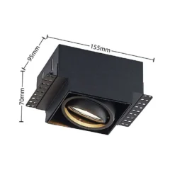 Hidaya Ingebouwd Spot Black - Arcchio - Koop Online -Winkel Voor Modeverlichting 42519117083874