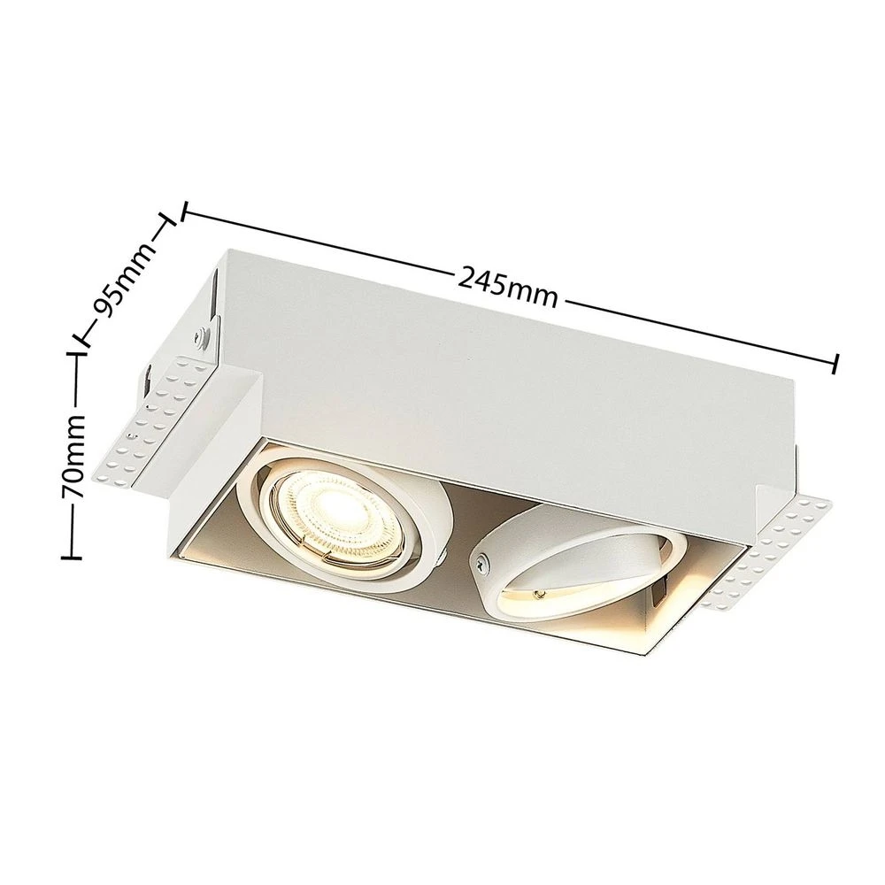 Hidaya 2 Ingebouwd Spot White - Arcchio - Koop Online 5 Hidaya 2 Ingebouwd Spot White - Arcchio - Koop Online - Afbeelding 3