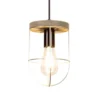 Neptuna 1 Hanglamp Grey Wood/Black/Grey - Envostar - Koop Online