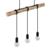 Ferris 3 Hanglamp Wood/Black - Lindby - Koop Online -Winkel Voor Modeverlichting 4251911744491 1
