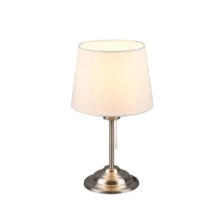Alomira Tafellamp H32 Nickel/White - Lindby - Koop Online -Winkel Voor Modeverlichting 4251911748567 5