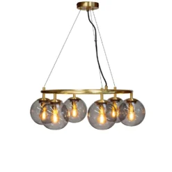 Como 6 Hanglamp Brass/Opal - DybergLarsen - Koop Online
