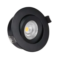 Downlight Ingebouwd Spot 7W 3000K Tilt Zwart - Antidark - Koop Online