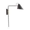 Club Wandlamp 22cm Zwart - House Doctor - Koop Online -Winkel Voor Modeverlichting 5707644447653 club vc2b6glampe house doctor 1