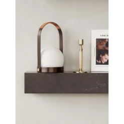 Carrie LED Tafellamp Bronzed Brass - Menu - Koop Online -Winkel Voor Modeverlichting 5709262049813carrie led bord bronzed brass menu4