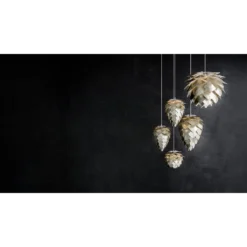 Conia Scherm Geborsteld Geelkoper - Umage - Koop Online -Winkel Voor Modeverlichting 5710302020327 conia and silvia brushed brass 2