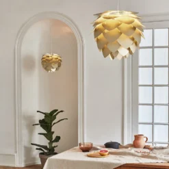 Aluvia Lampenkap Brushed Brass - Umage - Koop Online -Winkel Voor Modeverlichting 571030202121820aluvia20pendel20brushed20brass20 20umage 3