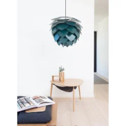 Aluvia Lampenkap Petrol Blue - Umage - Koop Online -Winkel Voor Modeverlichting 571030202133120aluvia20skc3a6rm20petrol20blue20 20umage 4