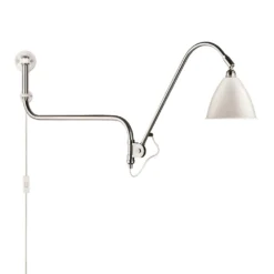 Bestlite Bl10 Wandlamp Ø16 Chroom Matte Wit - GUBI - Koop Online