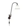 Bl6 Wandlamp Ø16 Zwart Geelkoper/Porselein - GUBI - Koop Online