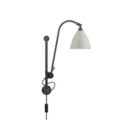 Bl5 Wandlamp Ø16 Zwart Geelkoper/Klassisk Wit - GUBI - Koop Online