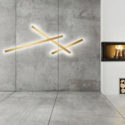 Stick 150 LED 3000K Wandlamp Goud - Light-Point - Koop Online -Winkel Voor Modeverlichting 5711389565077 Stick 150 v glampe guld 2