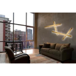 Stick 150 LED 3000K Wandlamp Goud - Light-Point - Koop Online -Winkel Voor Modeverlichting 5711389565077 Stick 150 v glampe guld 3