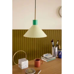 Crayon Hanglamp Ø35 Brown/Green/Orange - Hübsch - Koop Online -Winkel Voor Modeverlichting 57127721174603