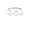 Miira 6 Circular Kroonluchter Brass/Opal - Nuura - Koop Online -Winkel Voor Modeverlichting 5713839002804miira 6 circular lysekrone brass opal nuura1