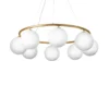 Miira 8 Circular Kroonluchter Brass/Opal - Nuura - Koop Online -Winkel Voor Modeverlichting 5713839002828miir 8 circular lysekrone brass opal nuura1
