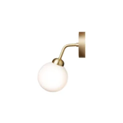 Apiales Wandlamp Brass/Opal - Nuura - Koop Online -Winkel Voor Modeverlichting 5713839002910nuura apiales wall brushed brass opal3
