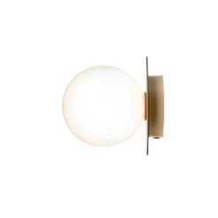 Liila 1 Wandlamp/Plafondlamp Nordic Gold/Opal White - Nuura - Koop Online