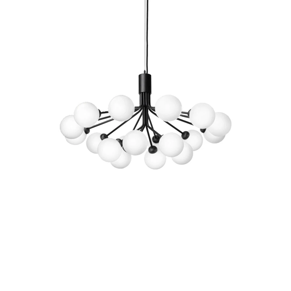 Apiales 18 Lichtkroon Satin Black/Opal White - Nuura - Koop Online 3 Apiales 18 Lichtkroon Satin Black/Opal White - Nuura - Koop Online
