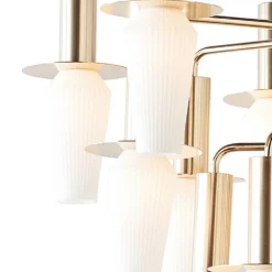 Harakiri Mini Kroonluchter Gold/Opal - Design By Us - Koop Online -Winkel Voor Modeverlichting 5713874240186harakir mini chandelier brass opa3