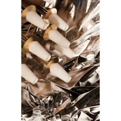 Harakiri Mini Kroonluchter Gold/Opal - Design By Us - Koop Online -Winkel Voor Modeverlichting 5713874240186harakir mini chandelier brass opa4