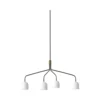 Howard 4 Kroonluchter Long Bone China - GUBI - Koop Online -Winkel Voor Modeverlichting 5715010562787howard chandelier 4 arm long bone china1