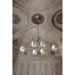 Howard 6 Kroonluchter Bone China - GUBI - Koop Online -Winkel Voor Modeverlichting 5715010562817howard chandelier 6 arm bonechina3