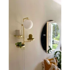 Astoria Wandlamp Brass - Globen Lighting - Koop Online -Winkel Voor Modeverlichting 7319432320659 3