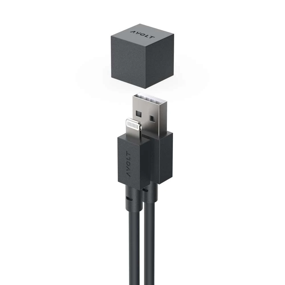 Cable 1 USB A 1,8m Stockholm Black - Avolt - Koop Online 4 Cable 1 USB A 1,8m Stockholm Black - Avolt - Koop Online - Afbeelding 3