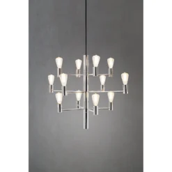 Manola 12 Kroonluchter Chrome - Herstal - Koop Online -Winkel Voor Modeverlichting 739153406613020manola20lysekrone201220krom20dc3a6mpbar20led20 20belid20 4