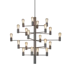 Manola 20 Kroonluchter Graphite - Herstal - Koop Online