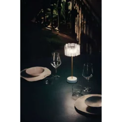 Accordéon Battery Taffellamp Prism/White - Slamp - Koop Online -Winkel Voor Modeverlichting 80247270902453