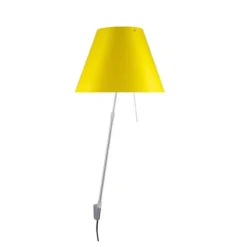 Costanza Wandlamp Met Dimmer Alu/Smart Yellow - Luceplan - Koop Online