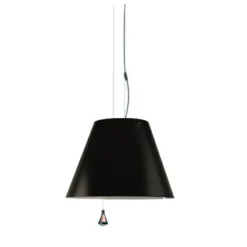 Costanza Hanglamp Up/Down Liquorice Black - Luceplan - Koop Online