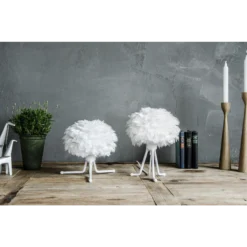 Eos Micro Tafellamp Met Mini Voet Wit/Zwart - Umage - Koop Online -Winkel Voor Modeverlichting 820090008627320eos20micro20bordlampe20mini20fod20hvid sort 2