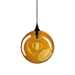 Ballroom XL Hanglamp Amber Met Zwart Zuilen - Design By Us - Koop Online