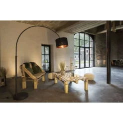 Fenda Bow Vloerlamp Ø45,5 Beige/Black - SLV - Koop Online -Winkel Voor Modeverlichting 82009000947952