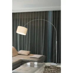 Fenda Bow Vloerlamp Ø45,5 Beige/Black - SLV - Koop Online -Winkel Voor Modeverlichting 82009000947955