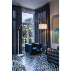 Fenda Bow Vloerlamp Ø45,5 Beige/Black - SLV - Koop Online -Winkel Voor Modeverlichting 82009000947956