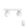 Buckram Plafondlamp 2xBar/Tube White Amb. White - Philips Hue - Koop Online -Winkel Voor Modeverlichting 8718696164129 buckram loftlampe bartube hvid philips hue 1